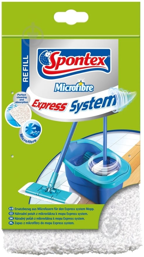 Сменная насадка к швабре SPONTEX Express System 38 см - фото 1