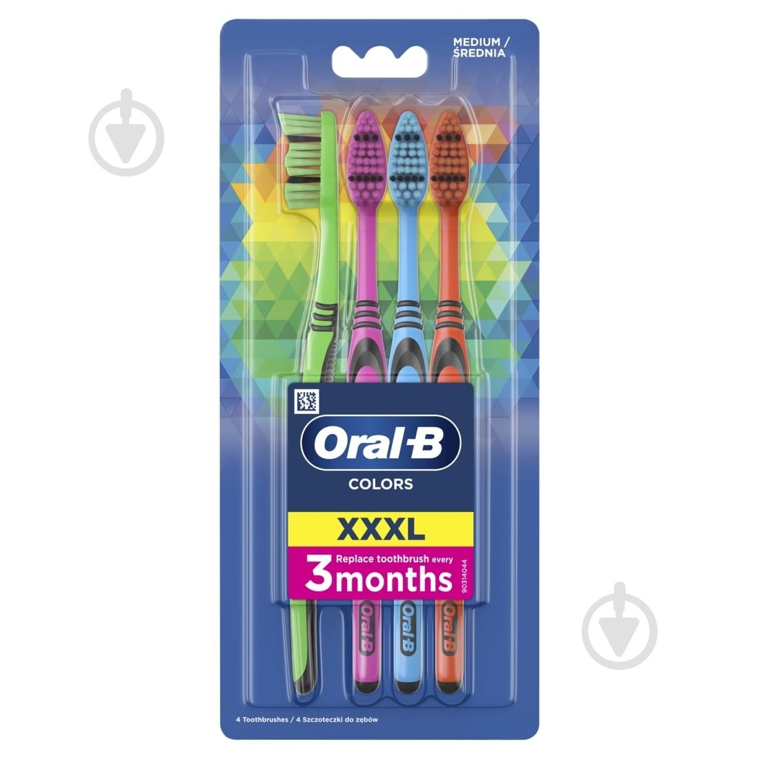 Зубная щетка Oral-B Color средней жесткости 4 шт. - фото 2