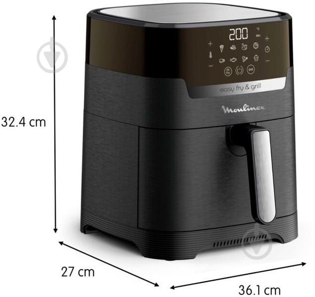 Мультипіч Moulinex EASY FRY & GRILL PRECISION 4,6 л EZ505810 - фото 10
