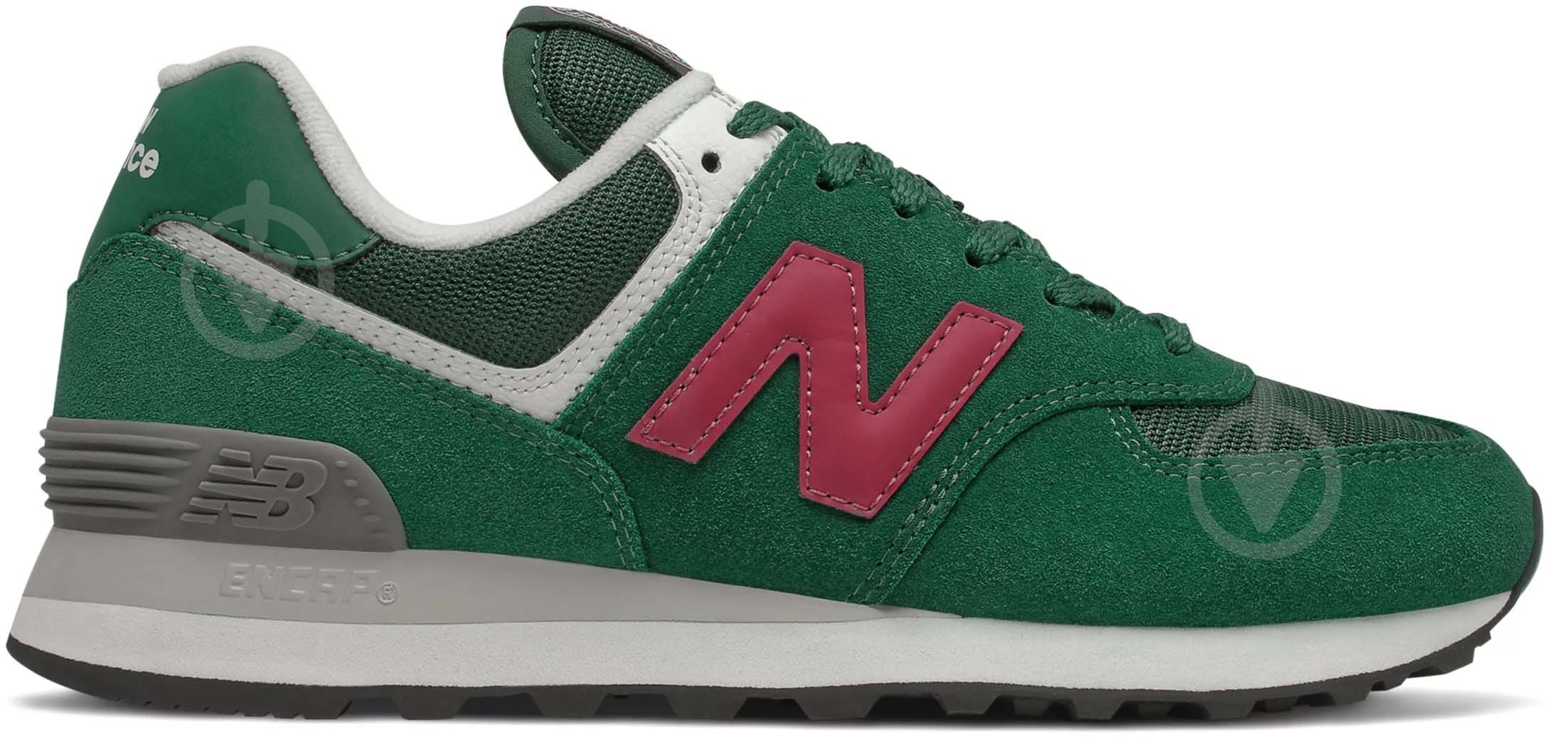 Кроссовки женские демисезонные New Balance WL574HF2 р.36,5 зеленые - фото 1 Кроссовки женские демисезонные New Balance WL574HF2 р.36,5 зеленые - фото 1
