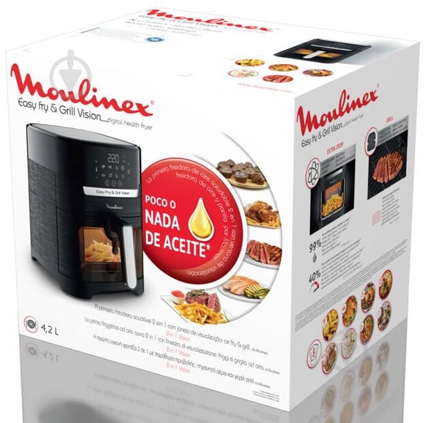 Мультипіч Moulinex EASY FRY&GRILL VISION 4,6 л EZ506820 - фото 3