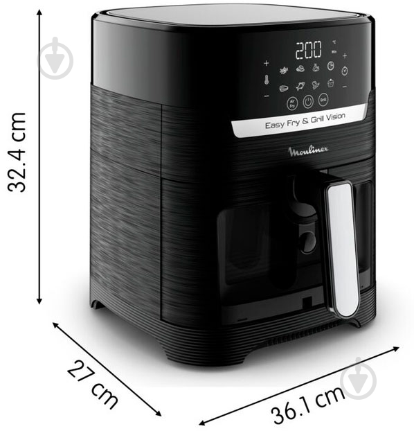 Мультипіч Moulinex EASY FRY&GRILL VISION 4,6 л EZ506820 - фото 2