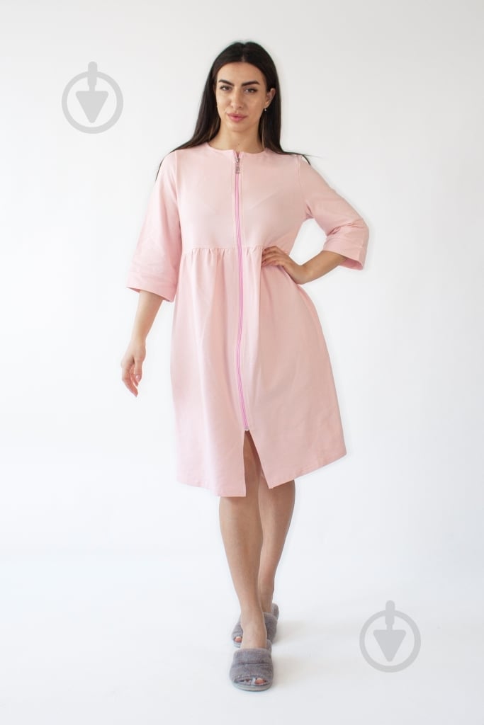 Халат домашний Flis clothes р. M розовый - фото 1