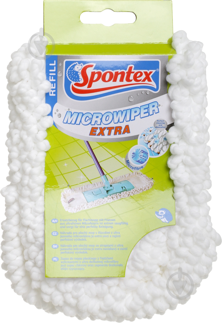 Сменная насадка к швабре SPONTEX Microwiper Extra 44 см - фото 2 Сменная насадка к швабре SPONTEX Microwiper Extra 44 см - фото 2