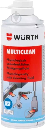 Очиститель WURTH Multi-clean Н1 08901096 400 мл - фото 1
