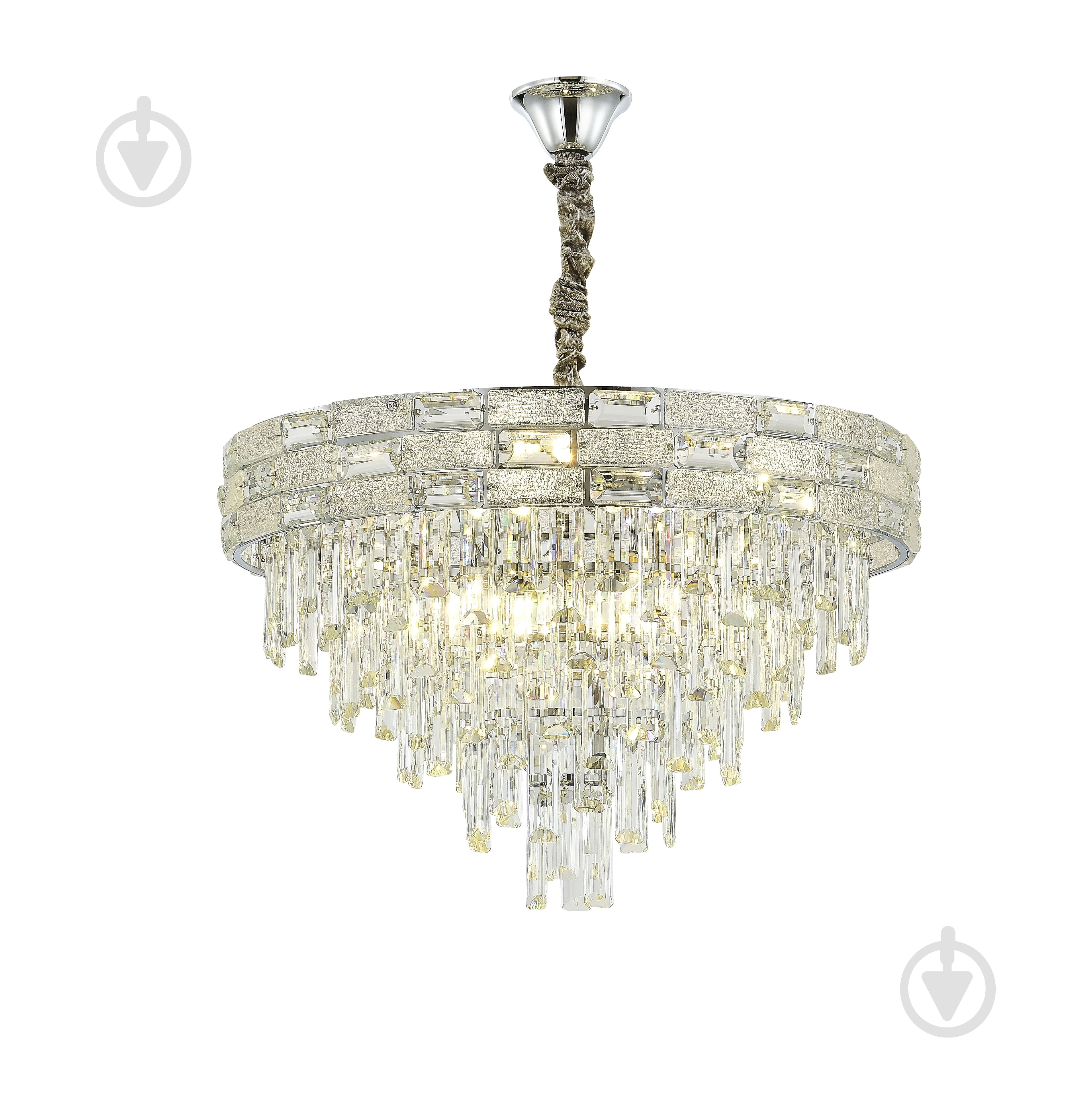 Люстра стельова Sensio Lilya Lux 8xE14 прозорий PA-K8585-600 - фото 1