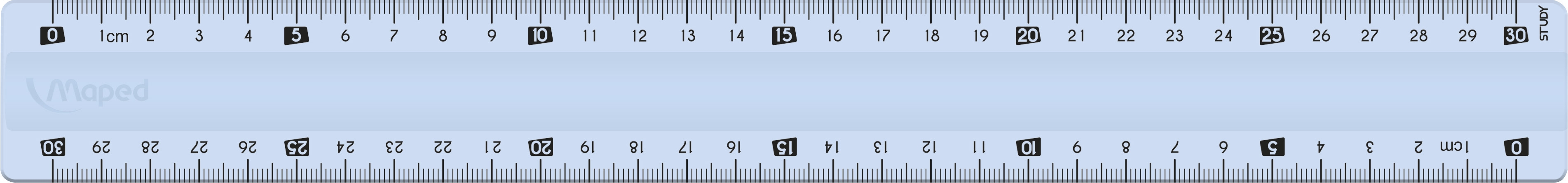 Линейка Study Unbreakable 30 см MP.245610 Maped - фото 1