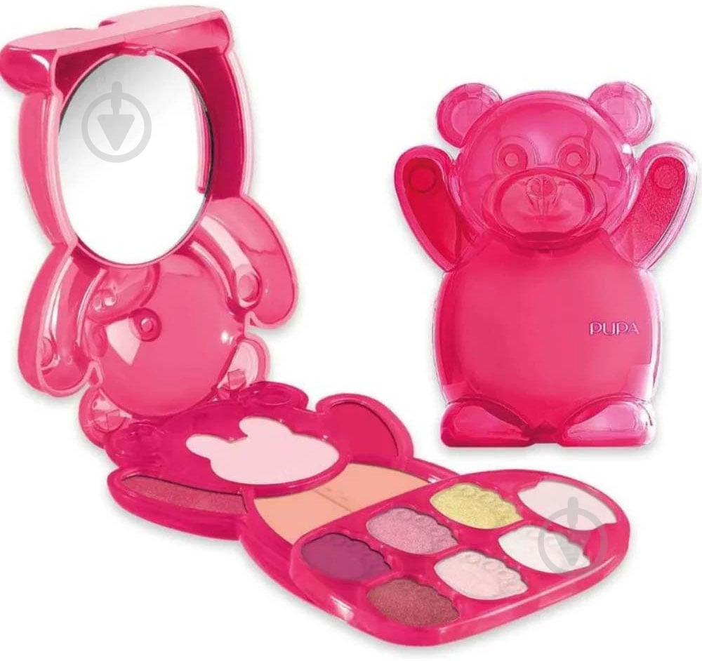 新品 イタリア製プチプラ PUPA HAPPY BEAR メイクアップセット ᐉ Набор Pupa Happy Bear Limited Edition фуксия 1шт • Купить в