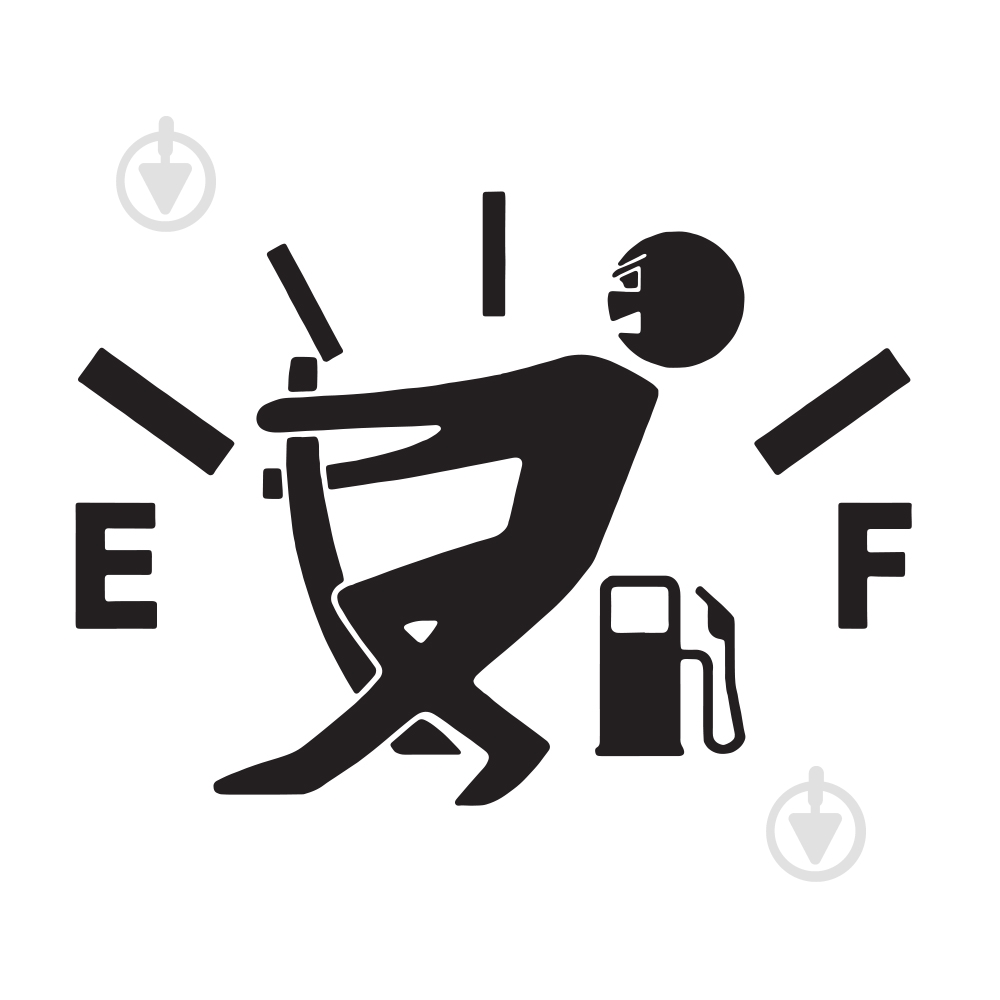 Наклейка Полный бак - фото 1