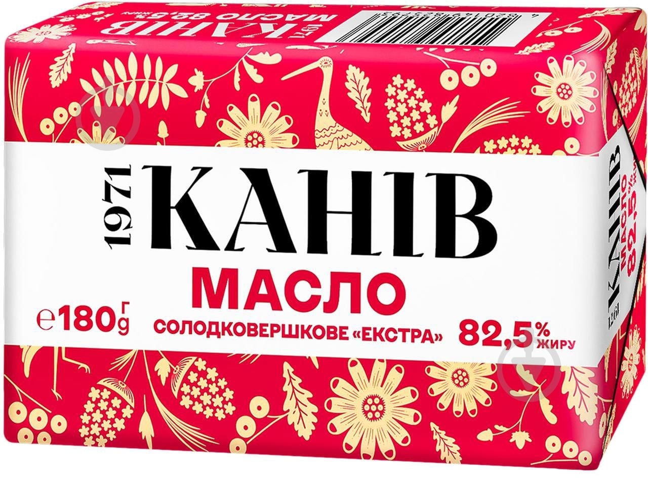 Масло Канів сладкосливочное 82,5% 180 г - фото 1