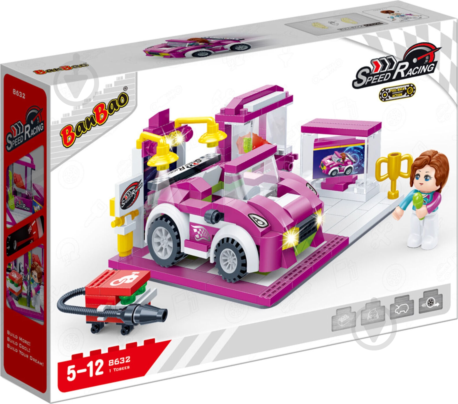 Конструктор BanBao Speed Racing Авто-шоу 8632 - фото 1
