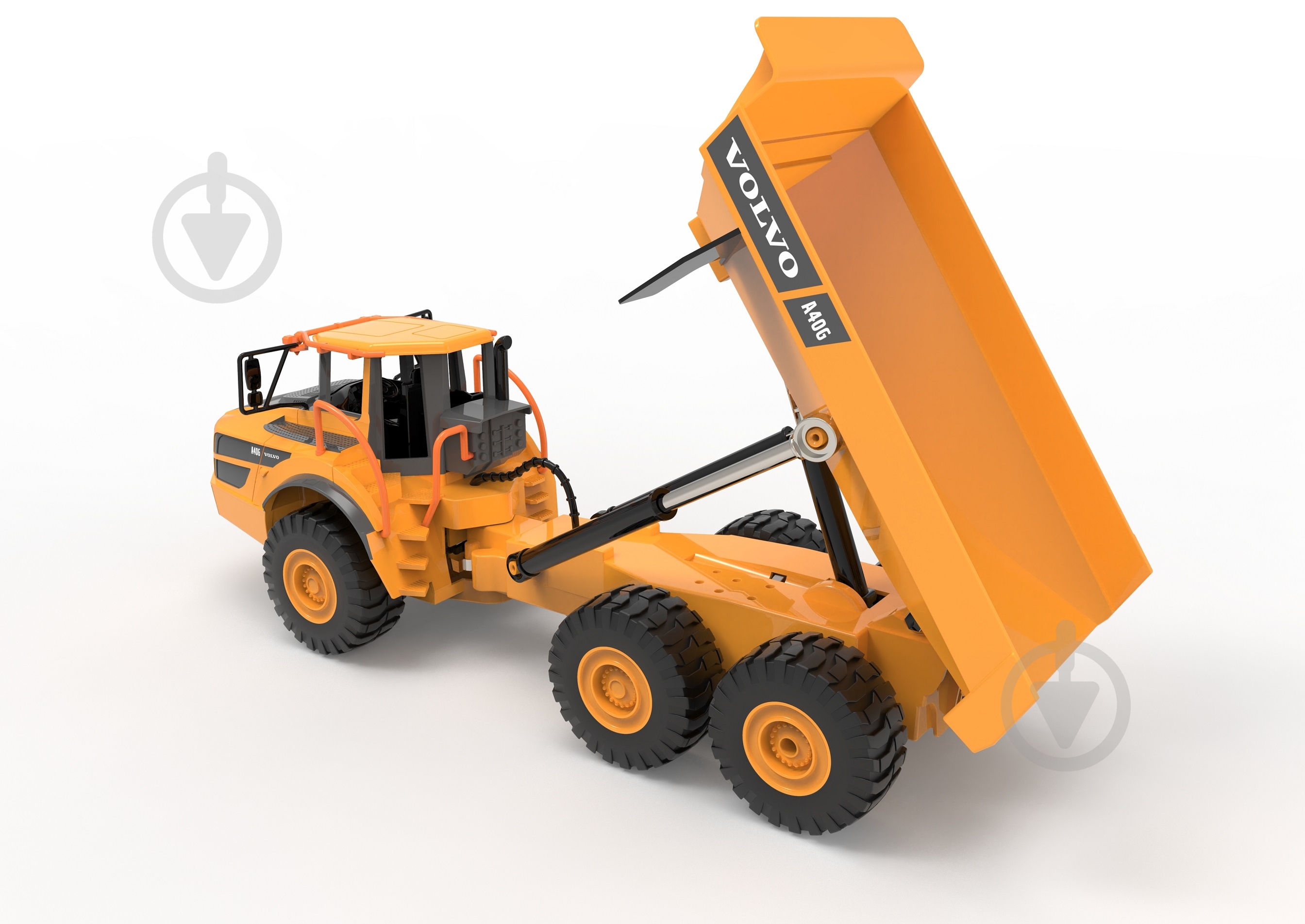 Машинка на радиоуправлении DOUBLE E Самоскид Volvo E581-003 - фото 5