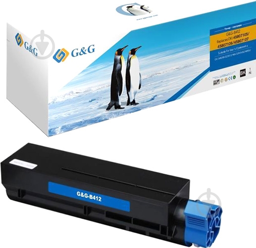 Тонер-картридж G&G G&G-B412 black - фото 1 Тонер-картридж G&G G&G-B412 black - фото 1