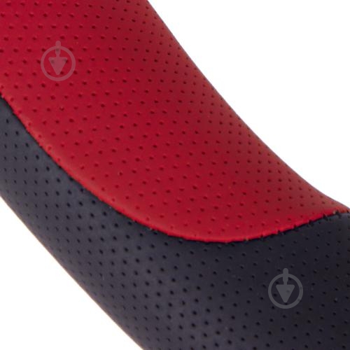 Чехол для руля  Vitol 17023RD L черный с красным - фото 3