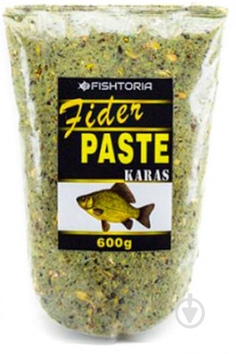 Паста фидерная Fishtoria 600 г карась - фото 1 Паста фидерная Fishtoria 600 г карась - фото 1