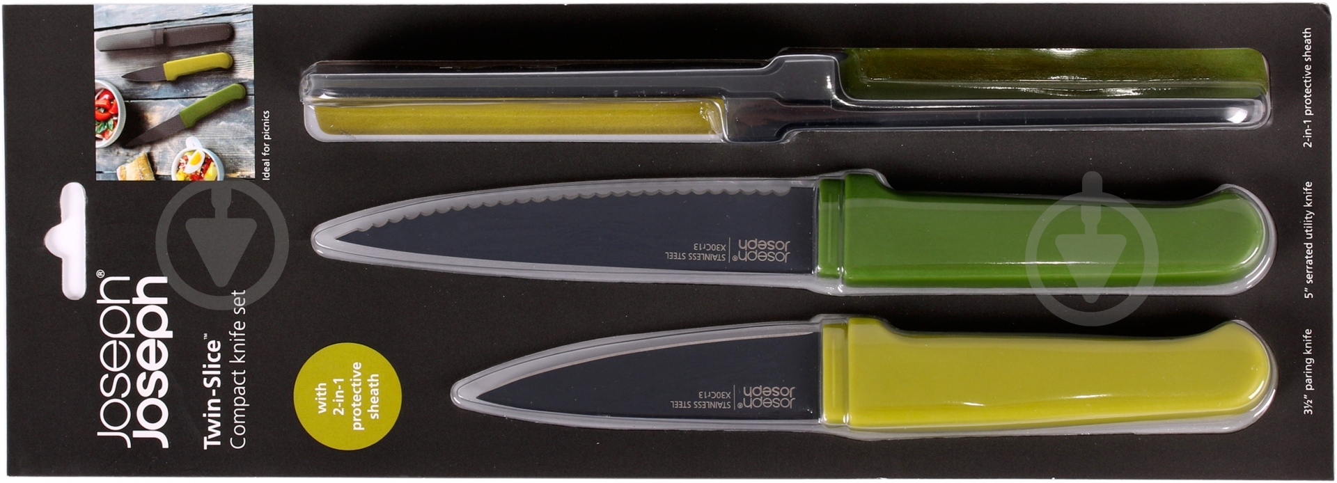 Угол универсальный Joseph Joseph Twin Slice - фото 3 Угол универсальный Joseph Joseph Twin Slice - фото 3