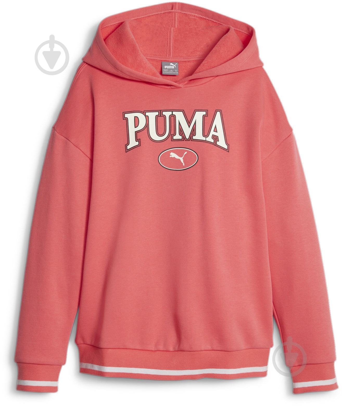 Джемпер Puma PUMA SQUAD HOODIE FL G 67644447 оранжевый - фото 1