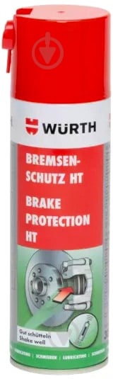 Паста WURTH для тормозов 0893816 300 мл - фото 1
