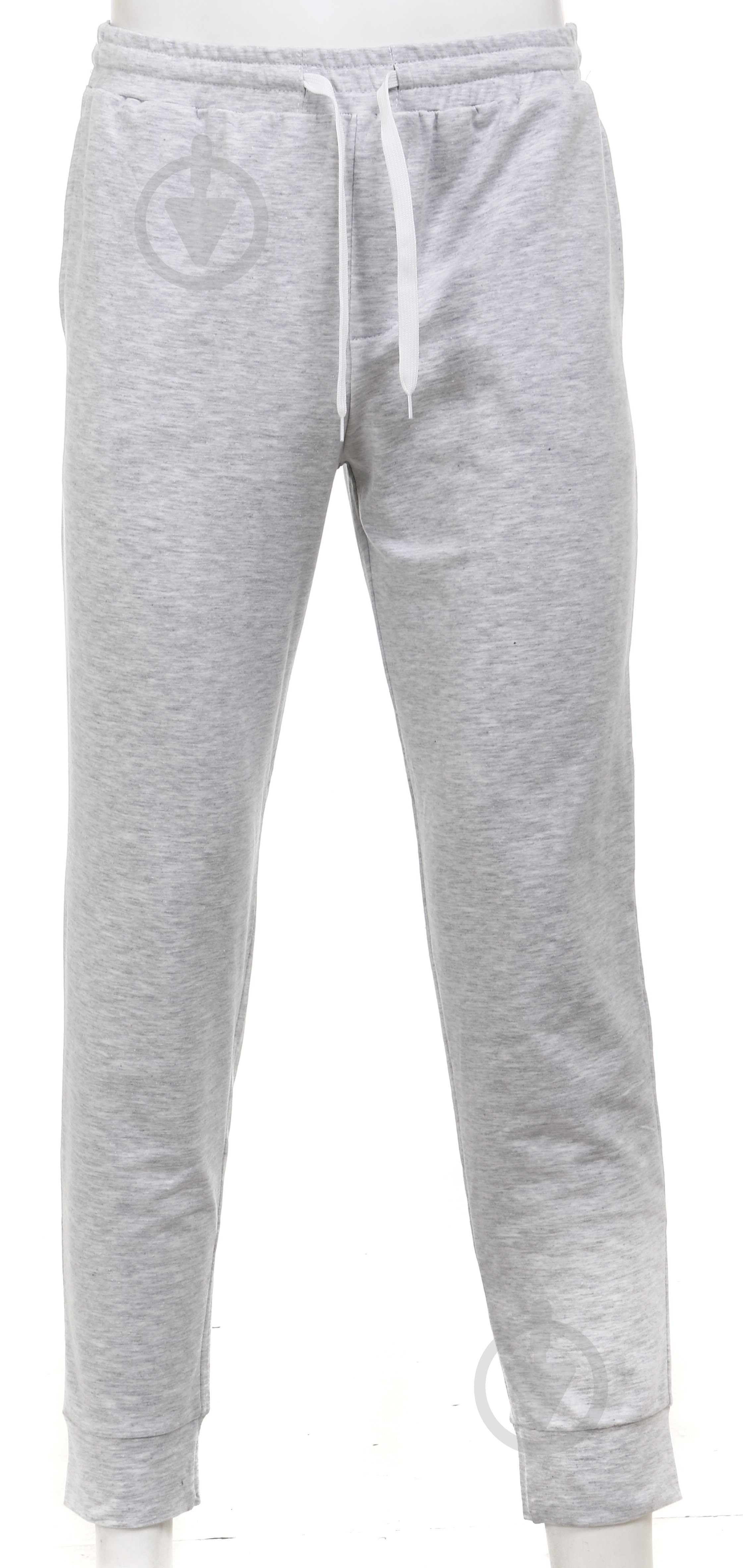 Брюки Flis clothes с манжетами р. M серый меланж - фото 1