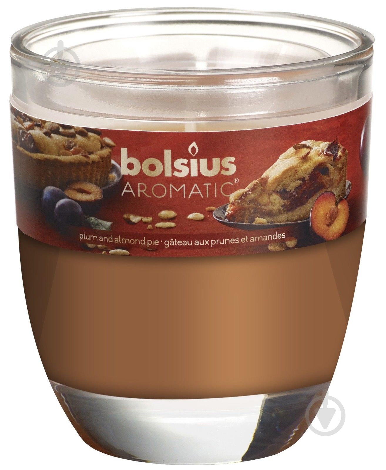 Свеча ароматическая Bolsius Сливовый пирог 7х8 см - фото 1 Свеча ароматическая Bolsius Сливовый пирог 7х8 см - фото 1