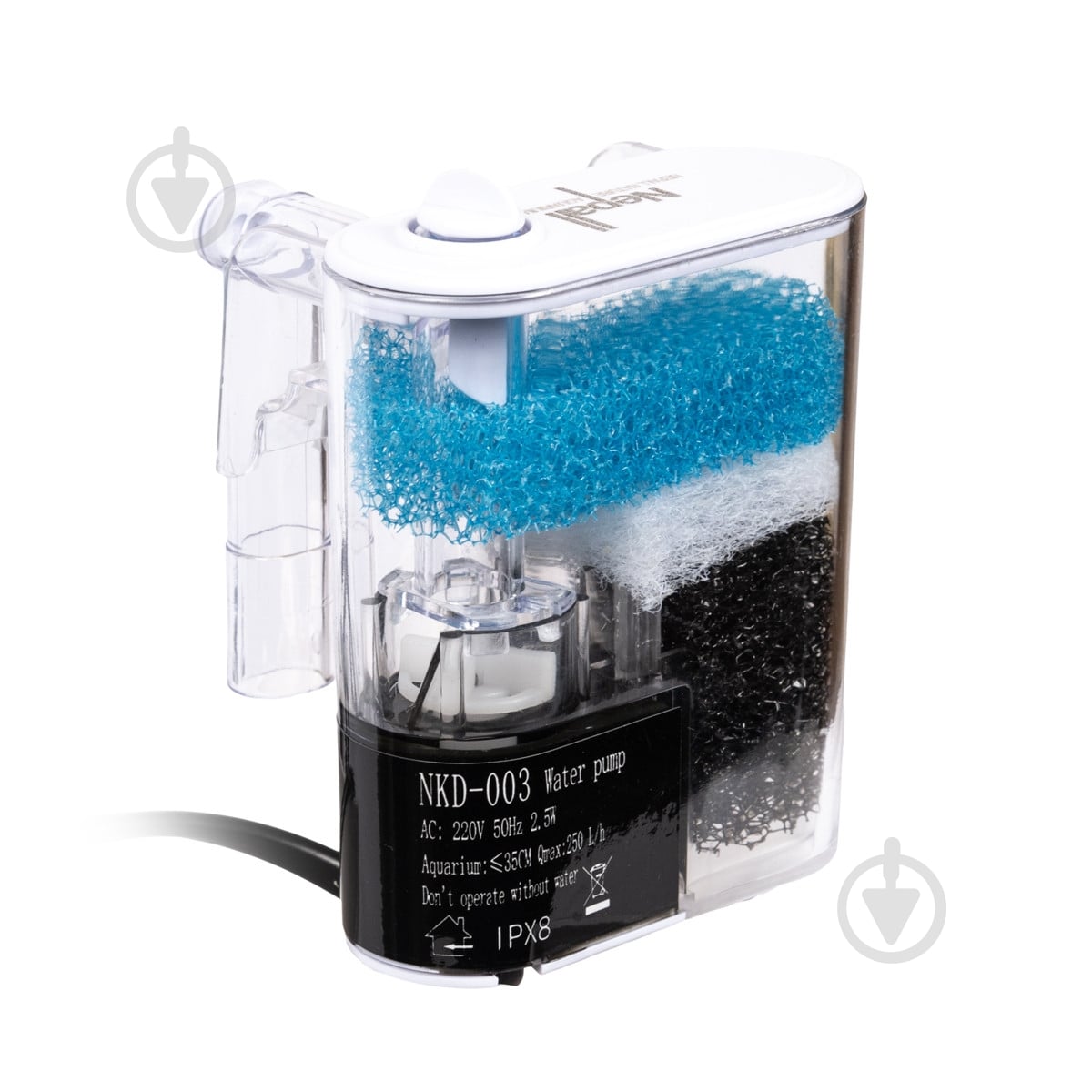 Фильтр YEE для аквариума Nepall навесной 250 л/ч 2,5 Вт - фото 1