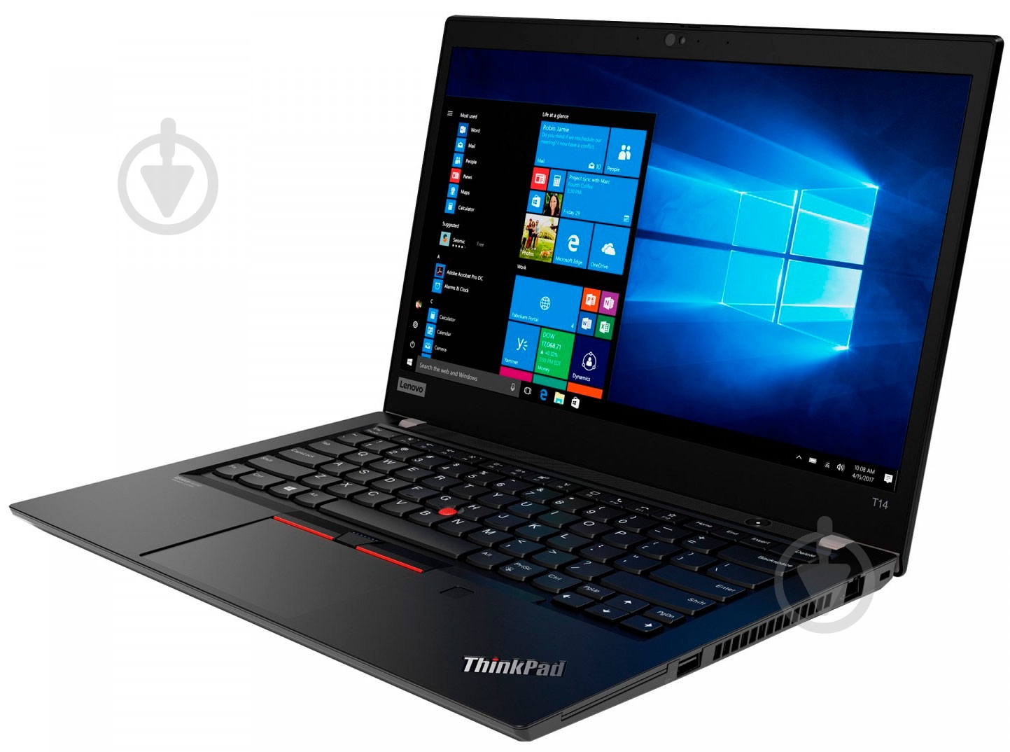 Ноутбук Lenovo ThinkPad T14 Gen 1 14" (20UD0010RT) black - фото 3