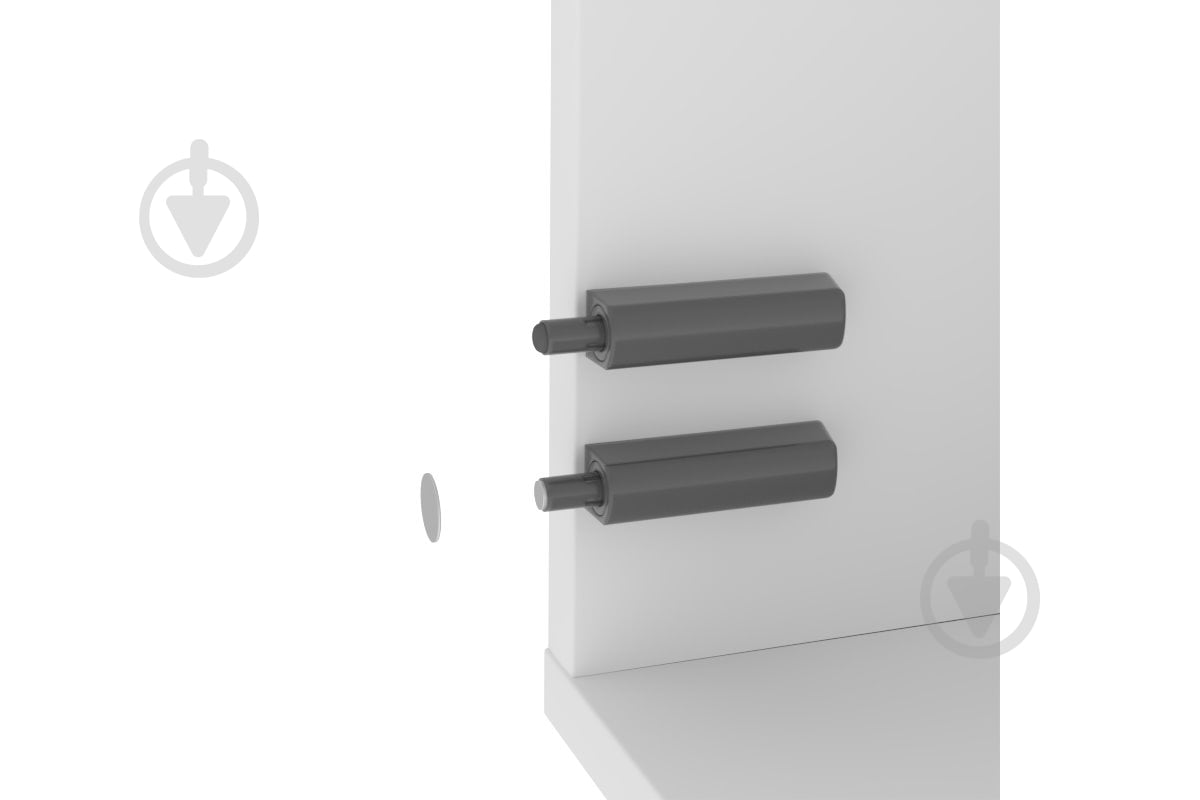 Демпфер GTV с магнитным адаптером короткий антрацит 100 шт. 49239 механический Push open - фото 2 Демпфер GTV с магнитным адаптером короткий антрацит 100 шт. 49239 механический Push open - фото 2