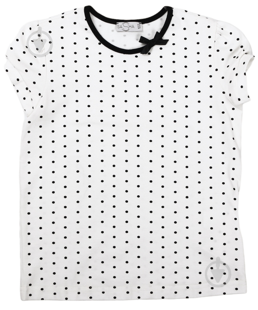 Блуза Sasha р.134 белый 4812 - фото 1