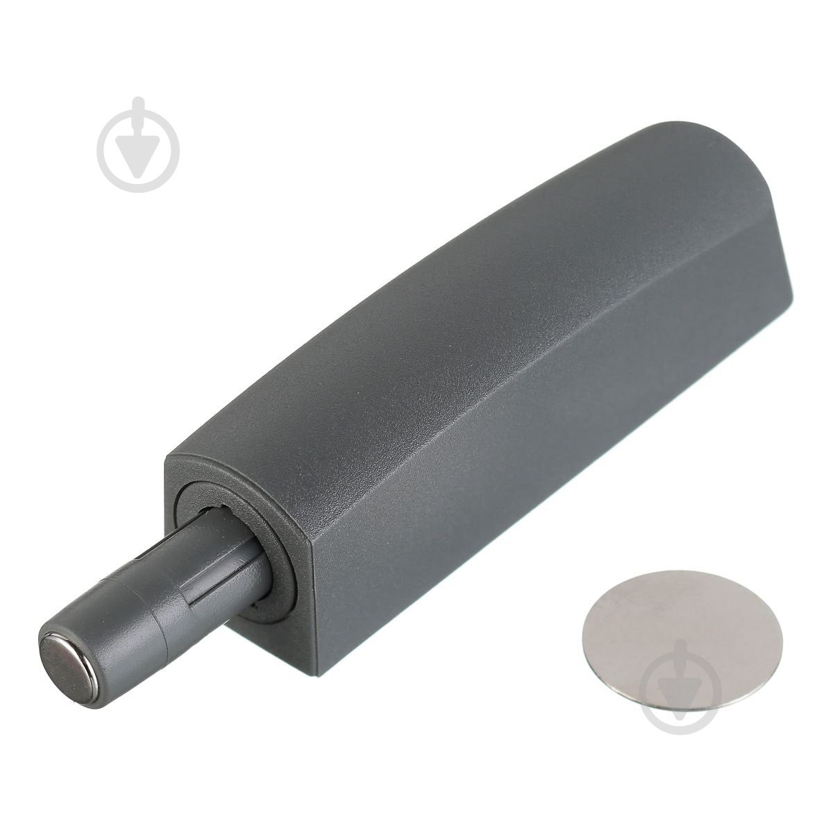 Демпфер GTV с магнитным адаптером короткий антрацит 10 шт. 49238 механический Push open - фото 1 Демпфер GTV с магнитным адаптером короткий антрацит 10 шт. 49238 механический Push open - фото 1