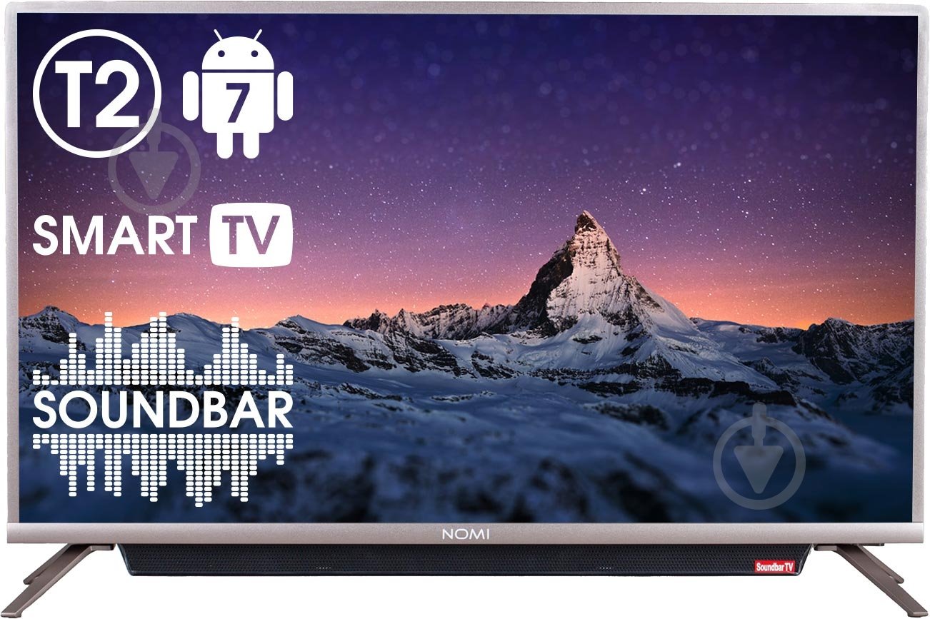 Телевизор Nomi 32HTS11 Titanium Metallic - фото 1 Телевизор Nomi 32HTS11 Titanium Metallic - фото 1