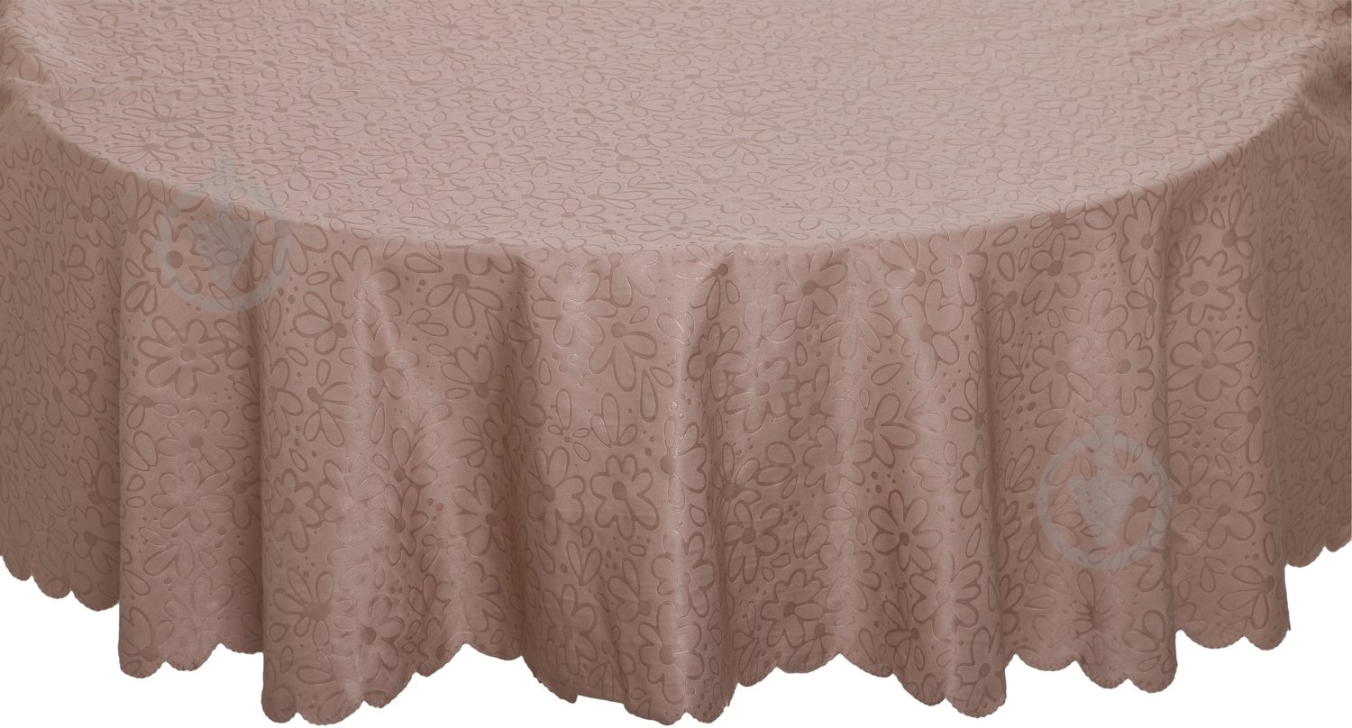 Скатерть TABE тефлон d150 золотистый Karna - фото 1 Скатерть TABE тефлон d150 золотистый Karna - фото 1