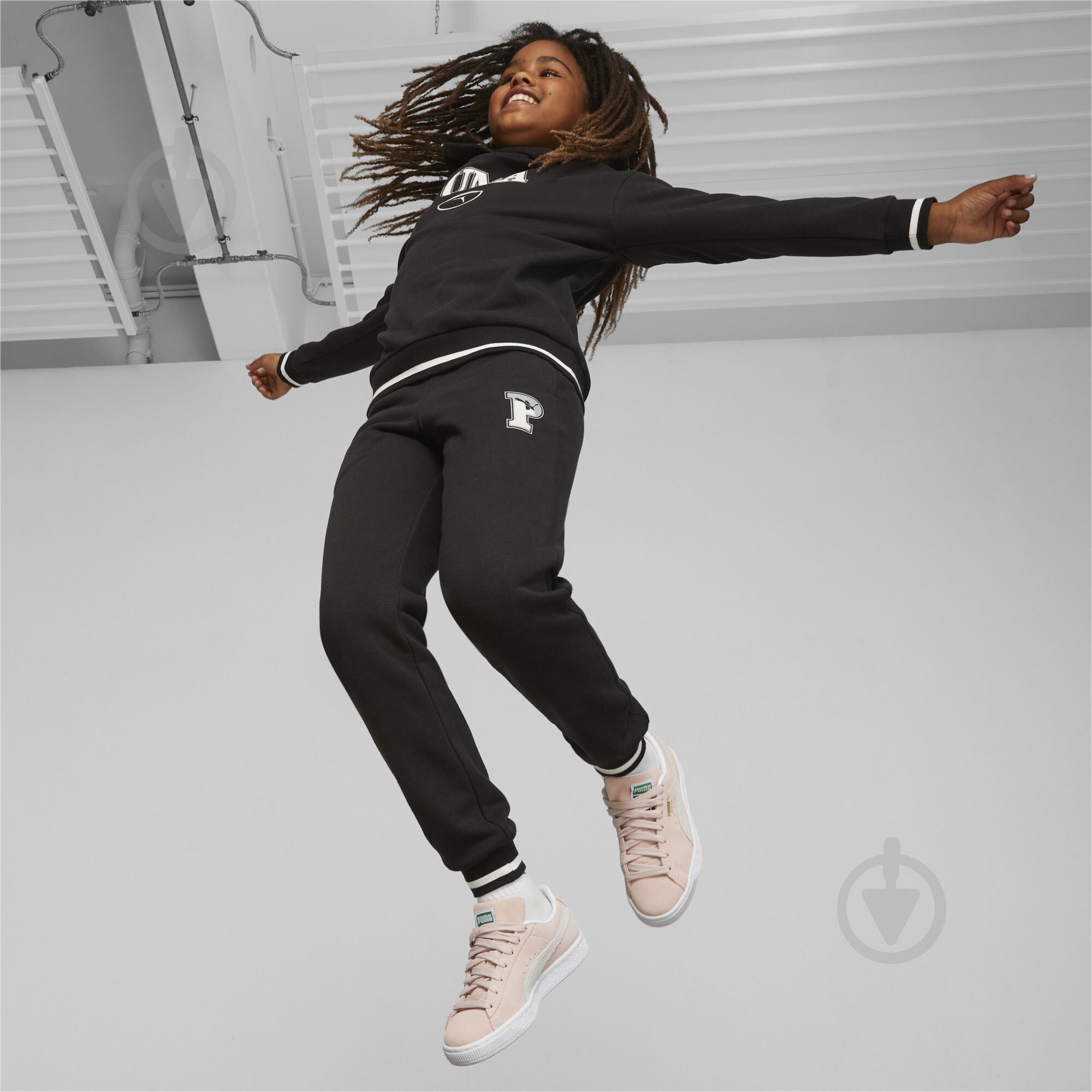 Брюки Puma PUMA SQUAD SWEATPANTS FL G 67644501 р. 128 черный - фото 4