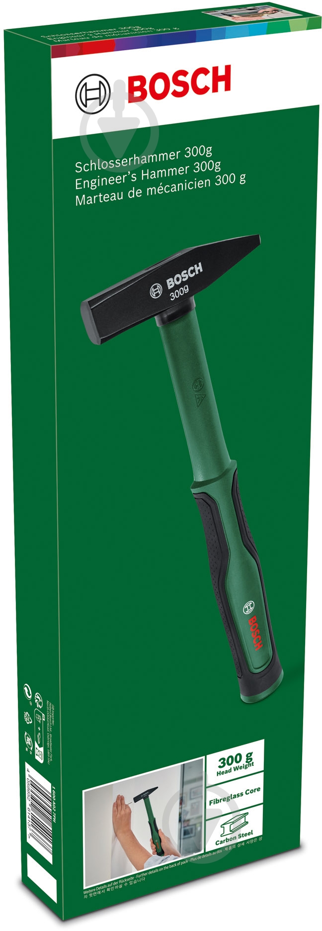 Молоток столярный Bosch 465 г 1600A032UW - фото 5 Молоток столярный Bosch 465 г 1600A032UW - фото 5
