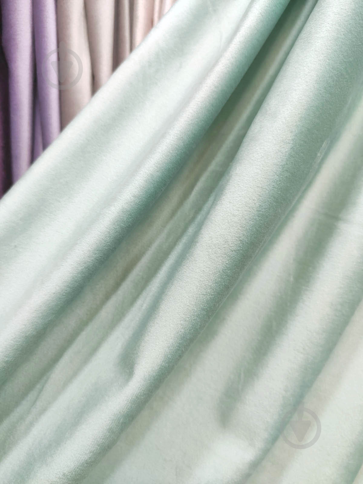 Штора Бархат 200x260 зеленый Декор-ін - фото 2 Штора Бархат 200x260 зеленый Декор-ін - фото 2