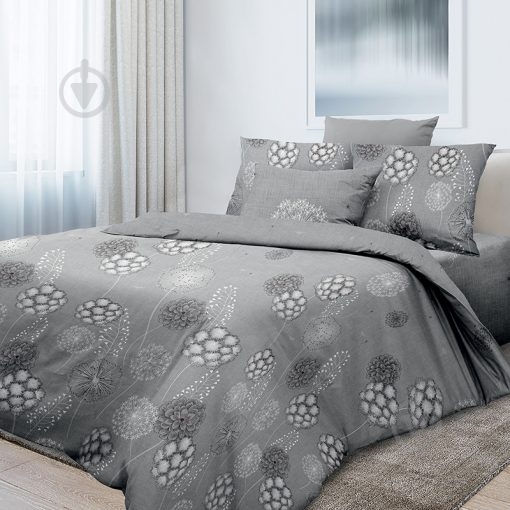 Комплект постельного белья 2.0 Дантэ серый Ecotton - фото 1