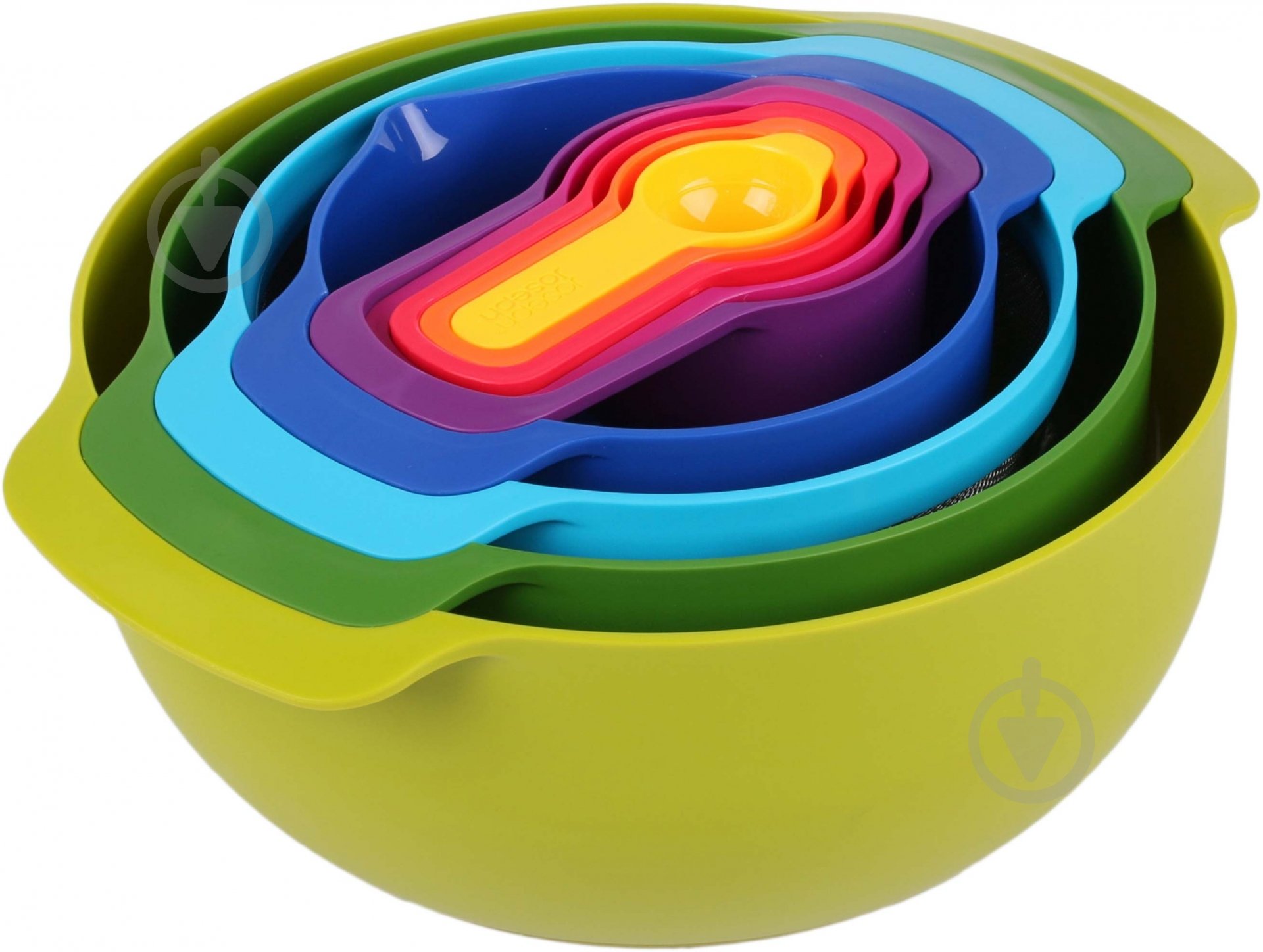 Набор кухонный Joseph Joseph Plus Nest 01060004 9 предметов - фото 1 Набор кухонный Joseph Joseph Plus Nest 01060004 9 предметов - фото 1