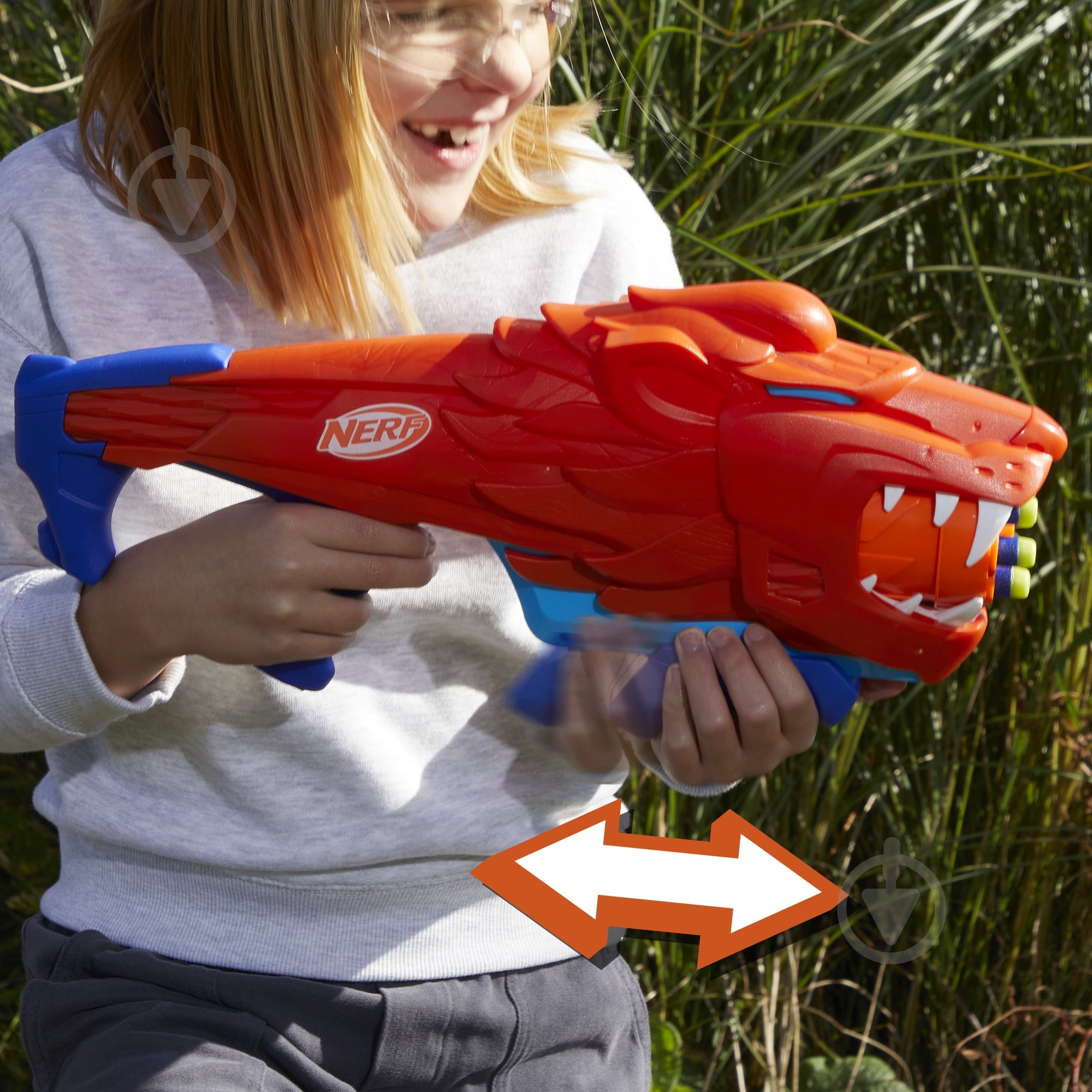 Бластер Hasbro игрушечный Лайонфюри серии Nerf Wild F8646 - фото 5