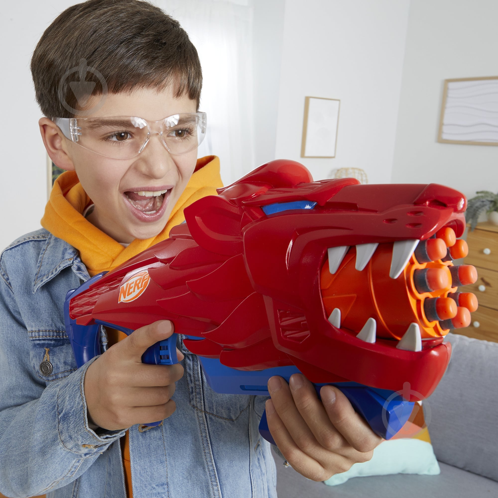 Бластер Hasbro игрушечный Лайонфюри серии Nerf Wild F8646 - фото 3