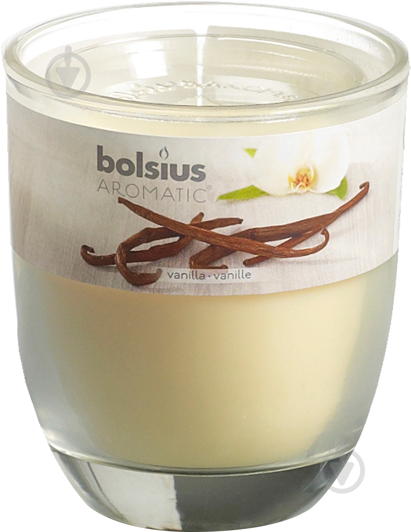Свеча ароматическая Bolsius Ваниль 8х7 см - фото 1