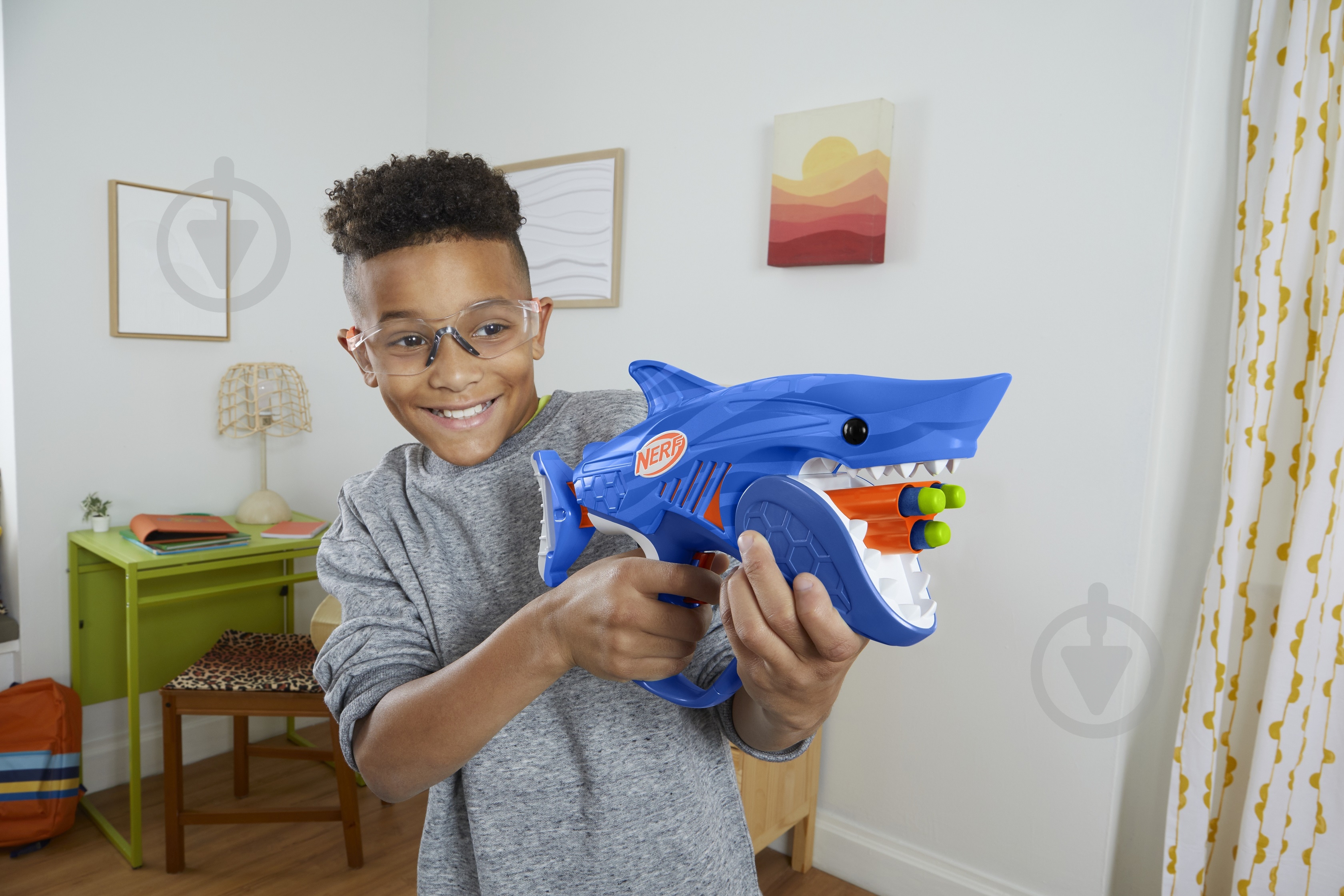 Бластер Hasbro игрушечный Шаркфаер серии Nerf Wild F8645 - фото 4 Бластер Hasbro игрушечный Шаркфаер серии Nerf Wild F8645 - фото 4