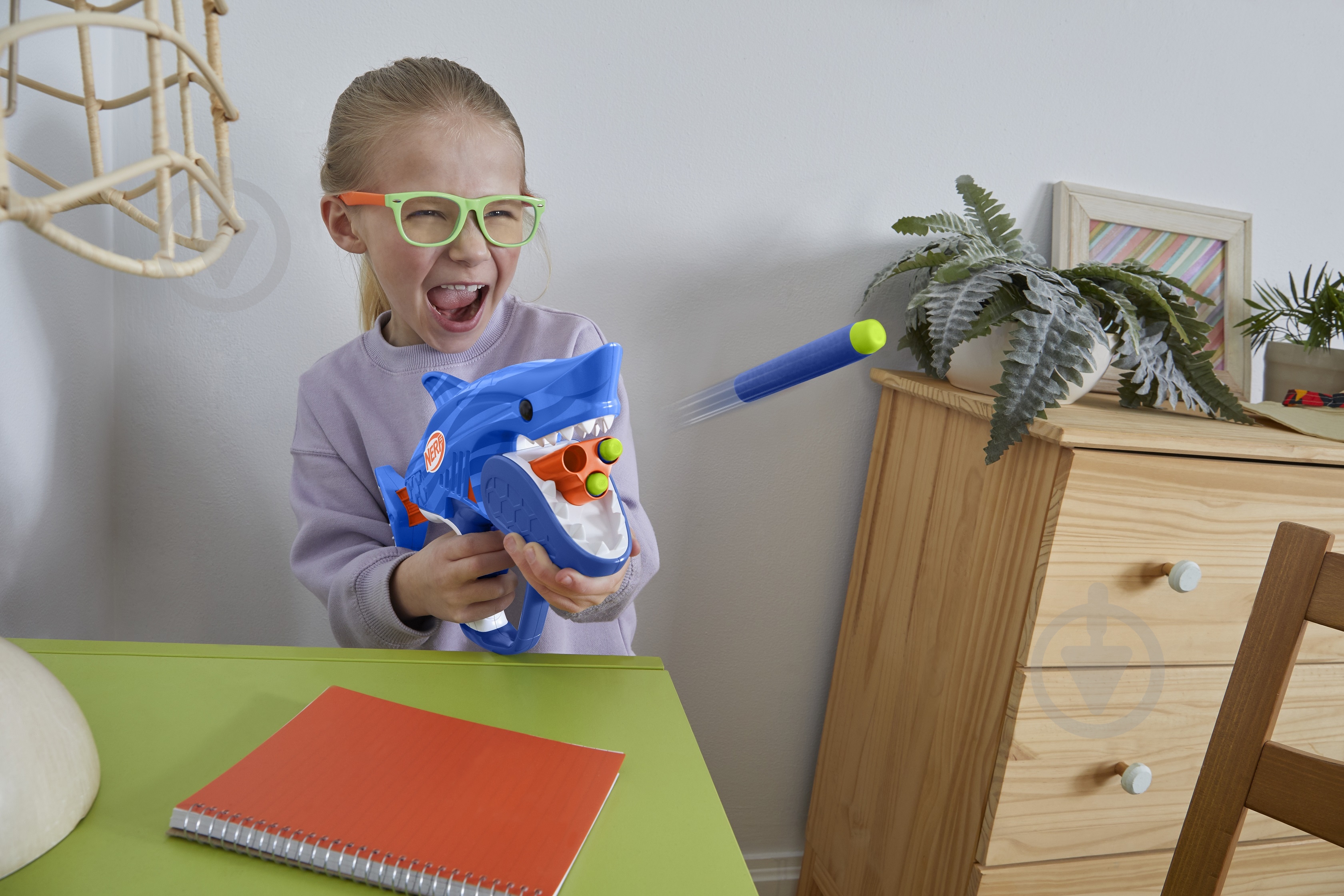 Бластер Hasbro игрушечный Шаркфаер серии Nerf Wild F8645 - фото 9 Бластер Hasbro игрушечный Шаркфаер серии Nerf Wild F8645 - фото 9