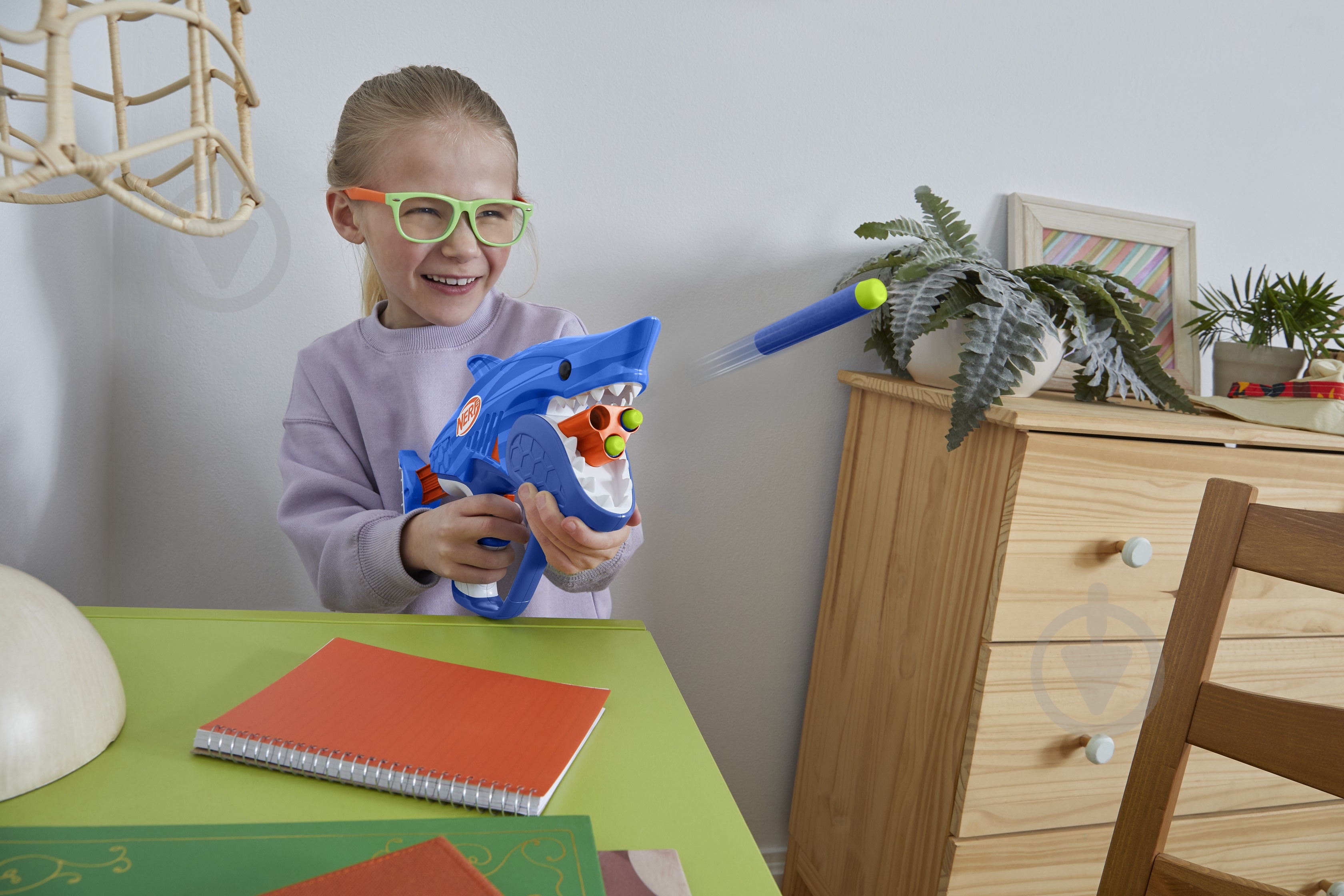 Бластер Hasbro игрушечный Шаркфаер серии Nerf Wild F8645 - фото 10 Бластер Hasbro игрушечный Шаркфаер серии Nerf Wild F8645 - фото 10