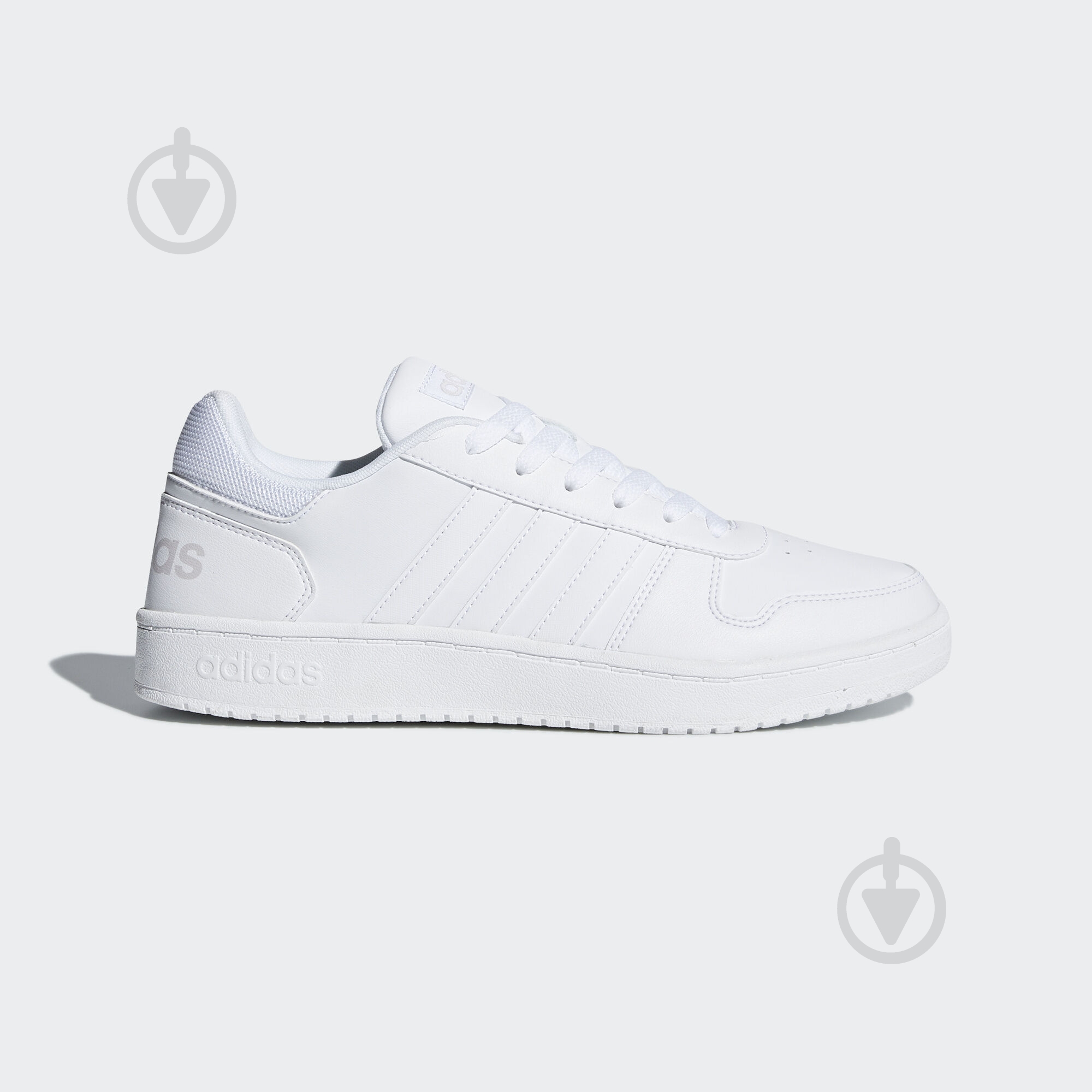 Кроссовки мужские Adidas HOOPS 2.0 DB1085 р.47 1/3 белые - фото 1 Кроссовки мужские Adidas HOOPS 2.0 DB1085 р.47 1/3 белые - фото 1