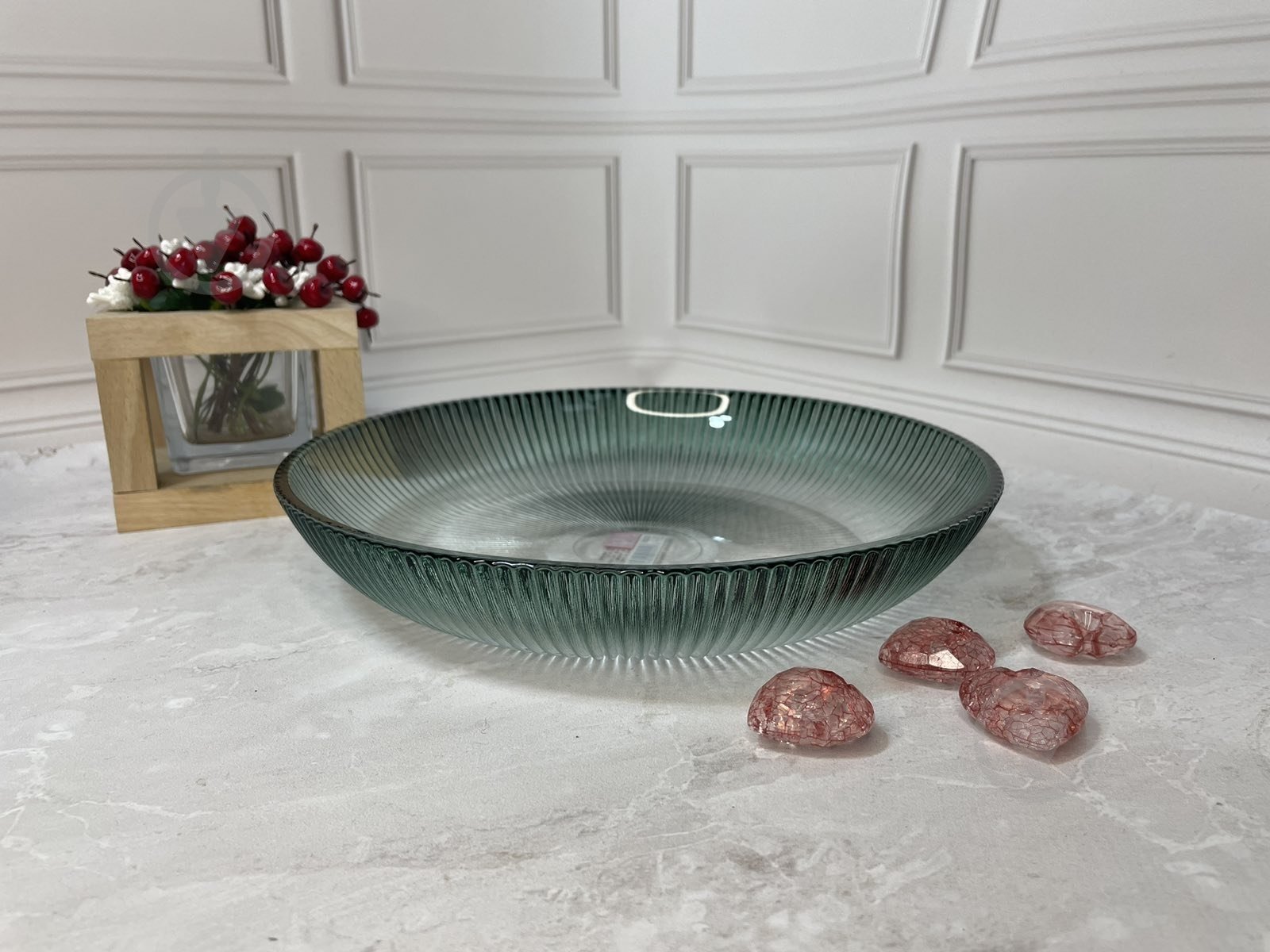 Блюдо сервировочное Helios Elegance 23,2 см P111L-Green - фото 4