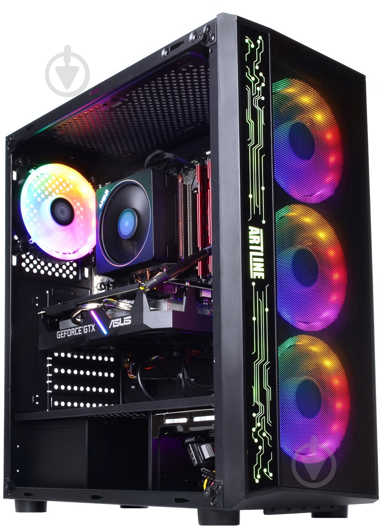 Компьютер персональный Artline Gaming X65 (X65v12) black - фото 4