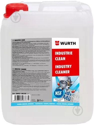 Очиститель промышленный WURTH 89314005 5000 мл - фото 1