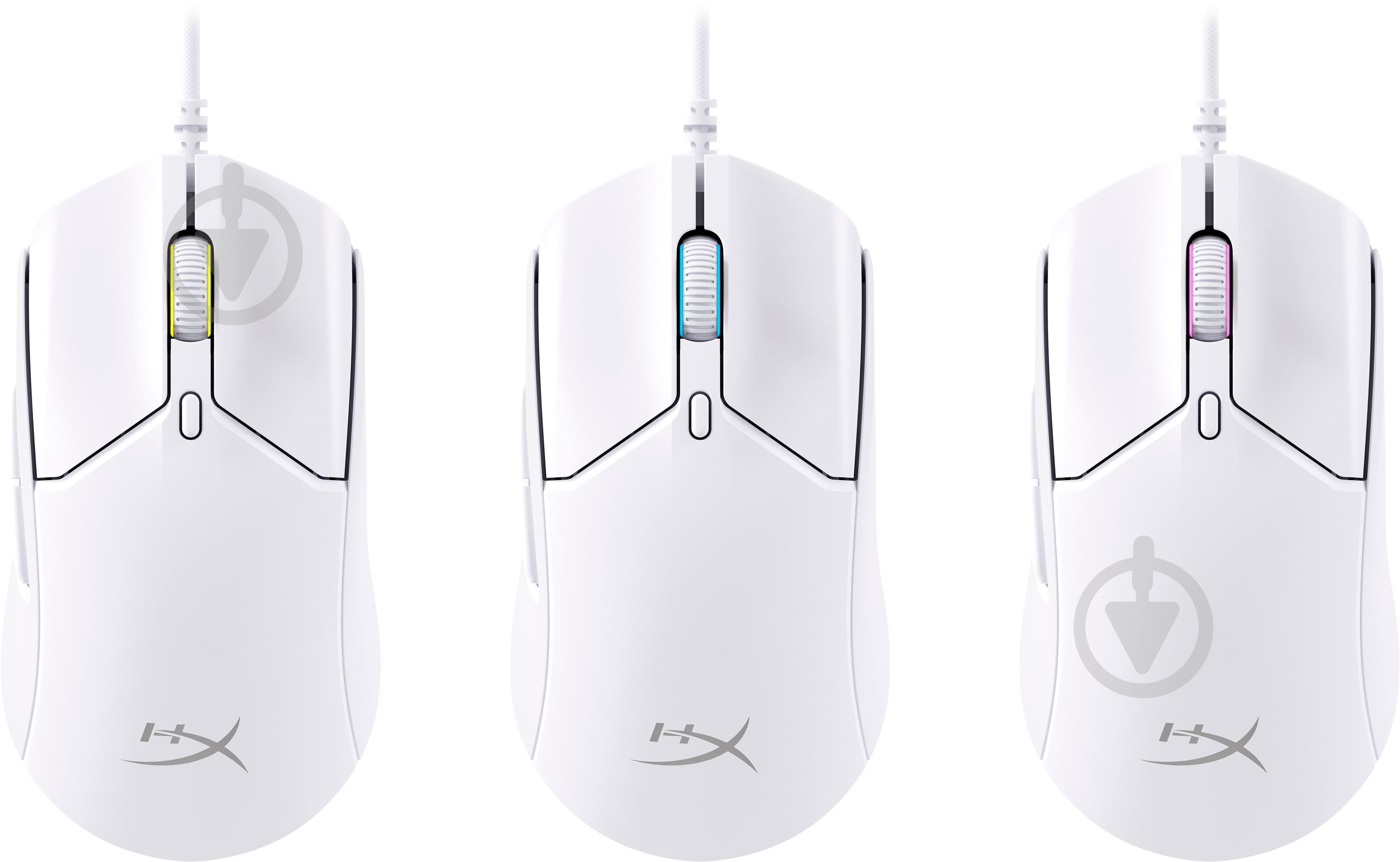 Миша HyperX Pulsefire Haste 2 white (6N0A8AA) - фото 8