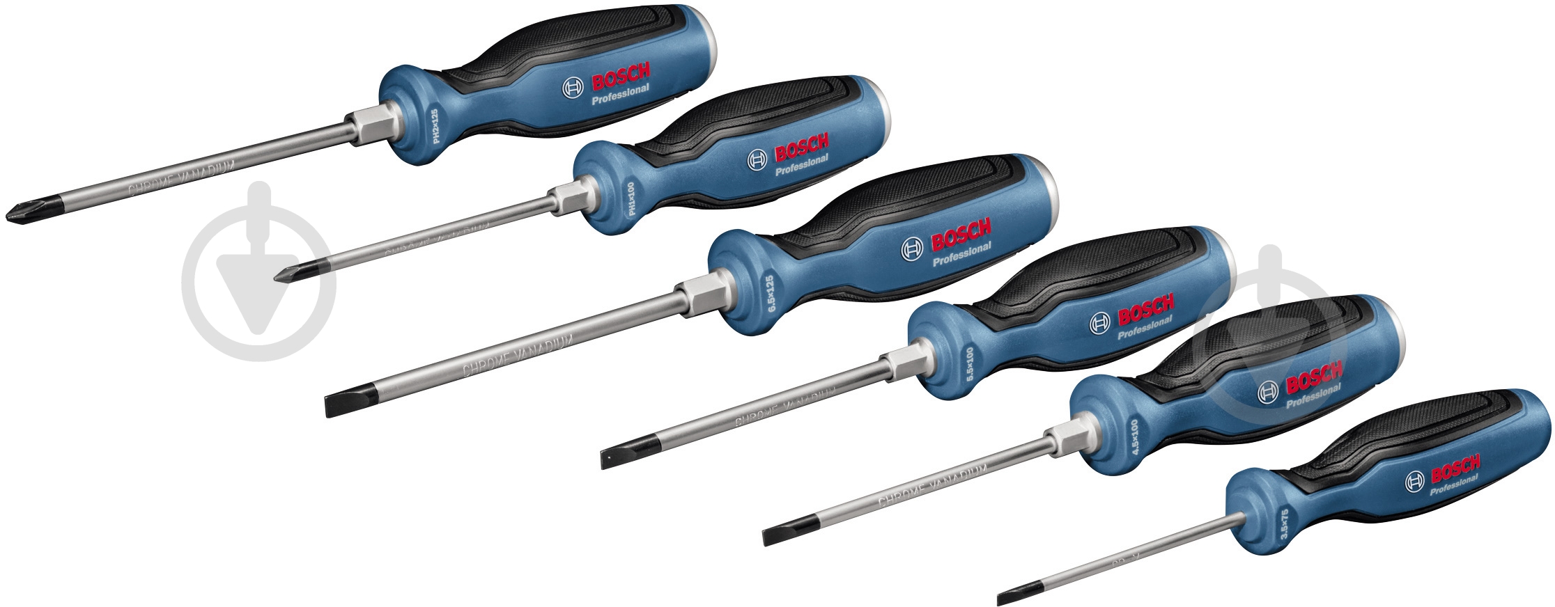 Набір викруток Bosch Professional 6 шт. (SL/PH) (1600A016BF) - фото 1 Набір викруток Bosch Professional 6 шт. (SL/PH) (1600A016BF) - фото 1