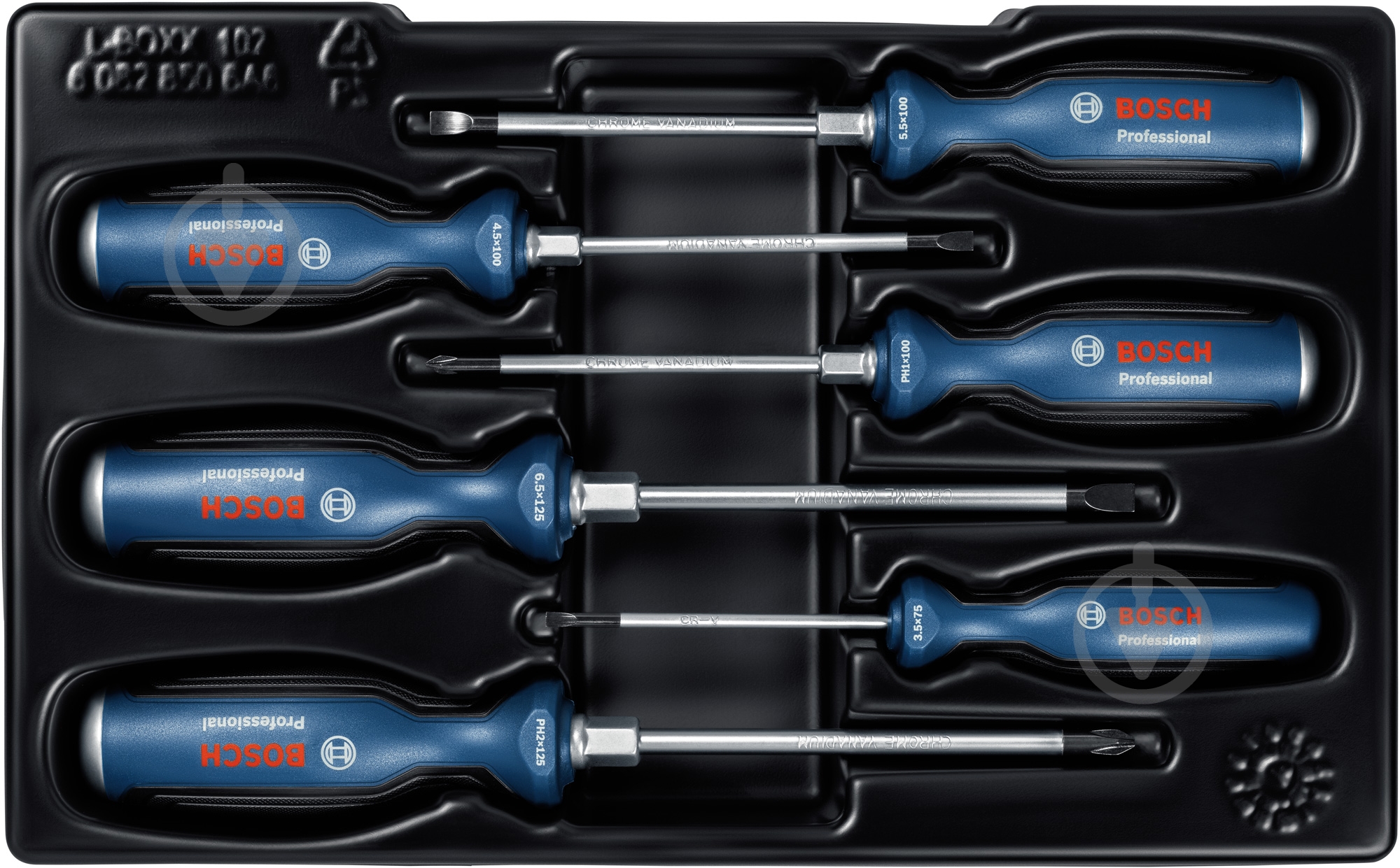 ᐉ Набор отверток Bosch Professional 6 шт. (SL/PH) (1600A016BF