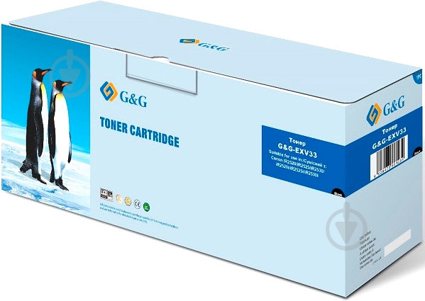Картридж G&G G&G-EXV33_DRUM чорний - фото 1